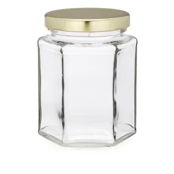 Sechseckiges Glas